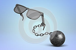 Sunglasses with Chain and Ball