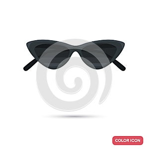 Sunglasses color flat icon for web and mobile design