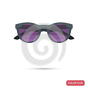 Sunglasses color flat icon for web and mobile design