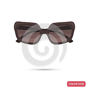 Sunglasses color flat icon for web and mobile design