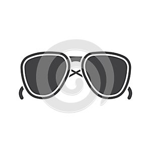 Sunglasses glyph icon