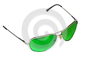 Sunglasses isolated white background