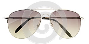 Sunglasses isolated white background clipping path