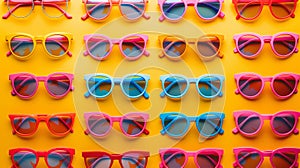 Sunglasses retro pattern