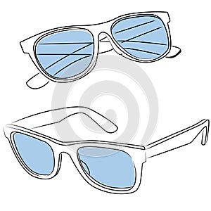 Sunglasses vector photo