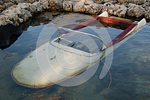 Sunken boat