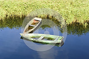 Sunken boat