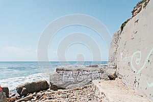 Sunken City Graffiti Wall