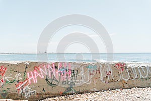 Sunken City Graffiti Wall