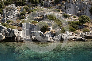 Sunken City, Kekova, Turkey, Scene 6 photo