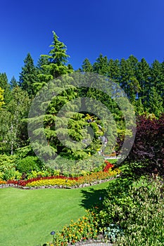 The Sunken Garden at The Butchart Gardens