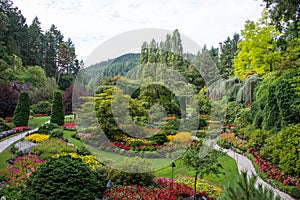 Sunken Gardens, Butchart Gardens, Victoria, BC, Canada