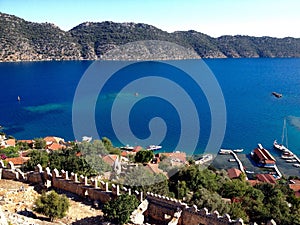 Sunken ruins of Simena