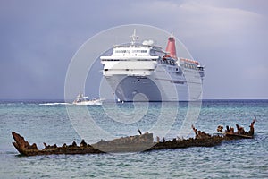 Sunken Ship In Grand Cayman