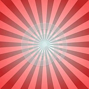 Sunlight abstract background. Red burst background. Vector illustration.