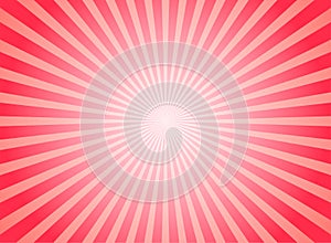 Sunlight abstract background. red color burst background. Vector illustration