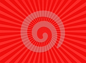 Sunlight abstract background. red color burst background. Vector illustration