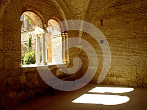 Sunlight through the archs