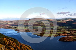 Sunlight on Binsey and Bassenthwaite