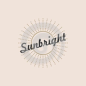 sunlight icon vector