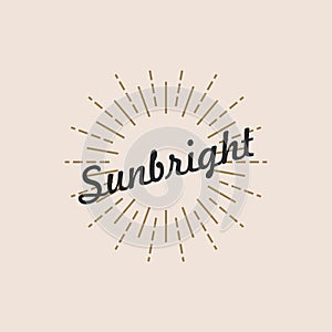 sunlight icon vector