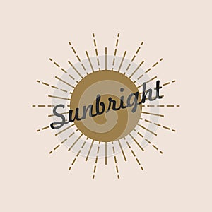 sunlight icon vector