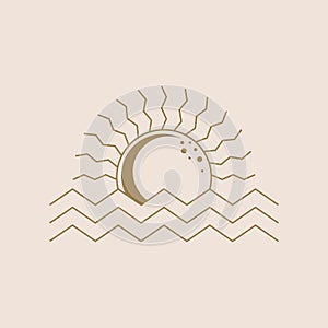 sunlight icon vector