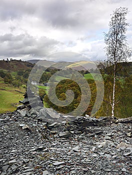 Sunlight over the Grassmere fells