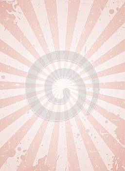 Sunlight retro narrow faded grunge background. pink color burst background