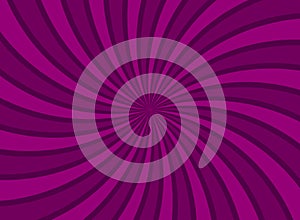 Sunlight spiral abstract background. purple burst background. Vector illustration