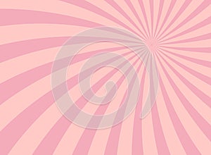 Sunlight swirl rays wide background. pink spiral burst wallpaper