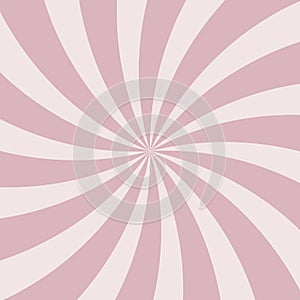 Sunlight swirl rays wide background. pink spiral burst wallpaper