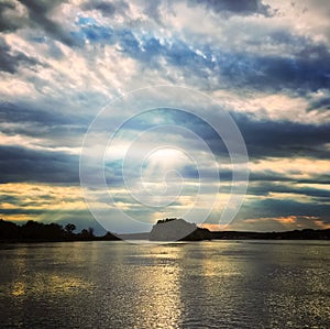 Sunlights over the water