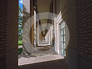 Sunlit Arches of Carnegie Mellon University