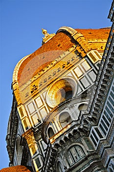 The Sunlit Dome of Florence Cathedral, Tuscany photo