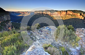 Sunlit Walls at Walls Lookout Blue Mountains