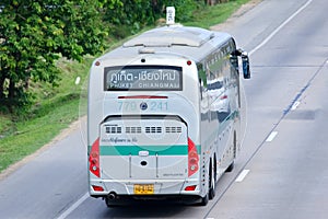 Sunlong Bus of Green bus Company. Between Chiangmai and Phuket.