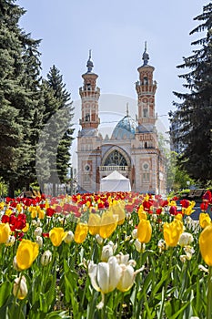 The Sunni Mosque or the Mukhtarov Mosque in Vladikavkaz, Russia