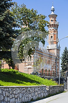 The Sunni Mosque or the Mukhtarov Mosque in Vladikavkaz, Russia