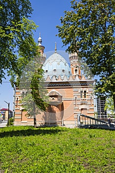 The Sunni Mosque or the Mukhtarov Mosque in Vladikavkaz, Russia