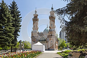 The Sunni Mosque or the Mukhtarov Mosque in Vladikavkaz, Russia