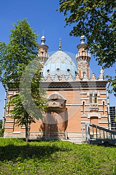 The Sunni Mosque or the Mukhtarov Mosque in Vladikavkaz, Russia