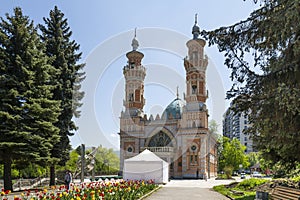 The Sunni Mosque or the Mukhtarov Mosque in Vladikavkaz, Russia