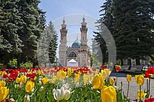 The Sunni Mosque or the Mukhtarov Mosque in Vladikavkaz, Russia