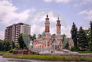 Sunni Mukhtarov Mosque in Vladikavkaz city, North Ossetia Alania, Russia