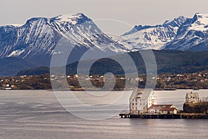 Sunnmore Alps Mountain View, Alesund, Norway