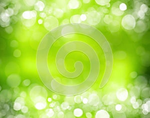 Sunny abstract green nature background