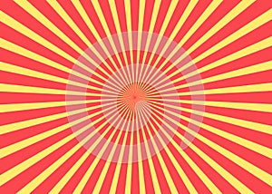 Sunny background. Rising sun pattern. Stripe abstract illustration. Sunburst. Sunny background. Rising sun pattern. Vector