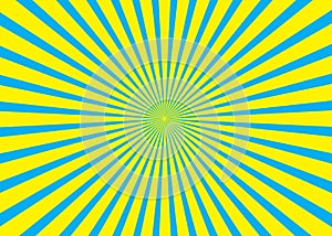 Sunny background. Rising sun pattern. Stripe abstract illustration. Sunburst. Sunny background. Rising sun pattern. Vector