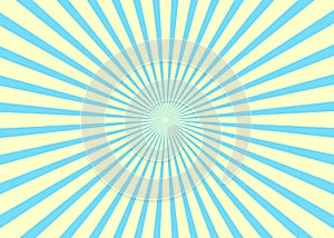 Sunny background. Rising sun pattern. Vector stripe abstract illustration. Sunburst.